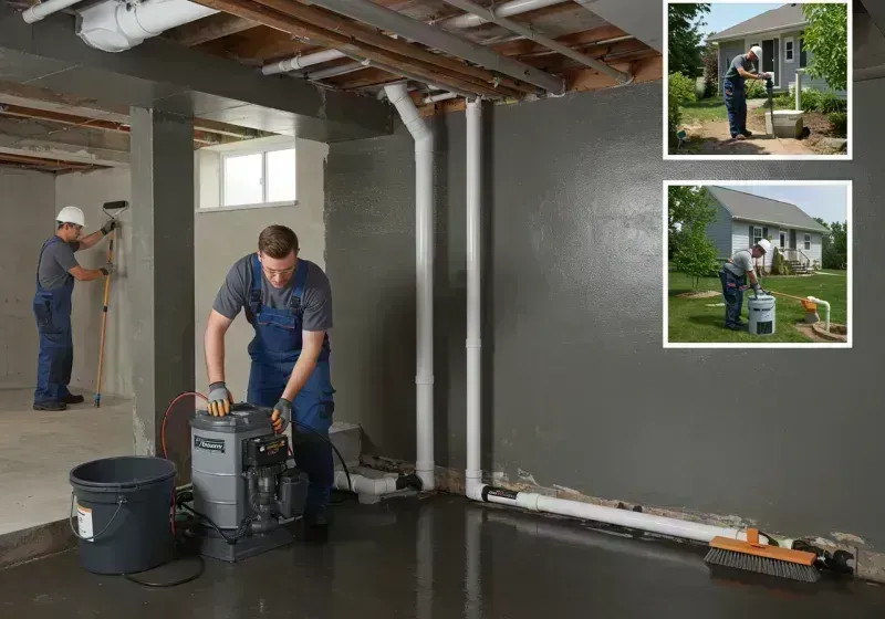 Basement Waterproofing and Flood Prevention process in Reed City, MI